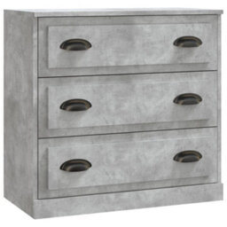 Vidaxl Sideboards 3 Pcs Concrete Grey Engineered Wood - thumbnail 4