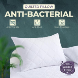 Nod Off Pack Of 4, Quilted Pillow Extra Filled Bounce Back Pillow For Side Stomach And Back Sleeper Bed Pillow Soft Hollow Fiber - thumbnail 2