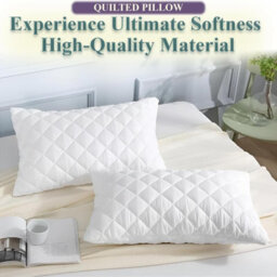 Nod Off Pack Of 4, Quilted Pillow Extra Filled Bounce Back Pillow For Side Stomach And Back Sleeper Bed Pillow Soft Hollow Fiber - thumbnail 5