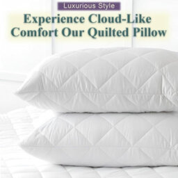 Nod Off Pack Of 4, Quilted Pillow Extra Filled Bounce Back Pillow For Side Stomach And Back Sleeper Bed Pillow Soft Hollow Fiber - thumbnail 6