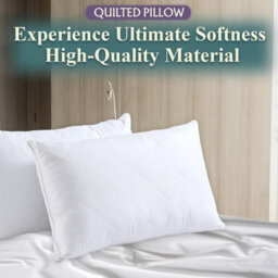 Nod Off Pack Of 4, Quilted Pillow Extra Filled Bounce Back Pillow For Side Stomach And Back Sleeper Bed Pillow Soft Hollow Fiber - thumbnail 3