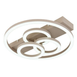 Luminosa Lighting Luminosa Darryl I Semi Flush Ceiling Light Matt Sand Led 3000/4000/6000K - thumbnail 6
