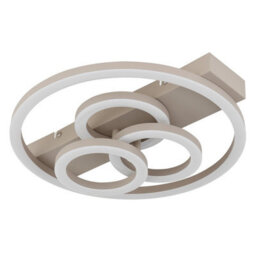 Luminosa Lighting Luminosa Darryl I Semi Flush Ceiling Light Matt Sand Led 3000/4000/6000K - thumbnail 3