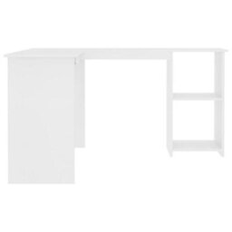 Walplus L-Shaped Corner Desk White 120X140X75 Cm Engineered Wood - thumbnail 5