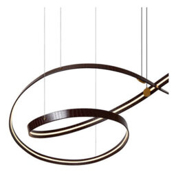 Lucide Slalom Led Ceiling Pendant Light With Remote Control Coffee - thumbnail 4