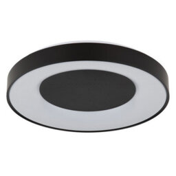 Luminosa Lighting Luminosa Jolliana 50Cm Semi Flush Ceiling Light Matt Black Led 2700/6500K - thumbnail 3