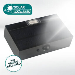 Chapman Pinehurst Black 3W Pir Led Solar Brick Lights , Ip65 Waterproof Wall Lights With Motion Sensor For Outdoors - thumbnail 7