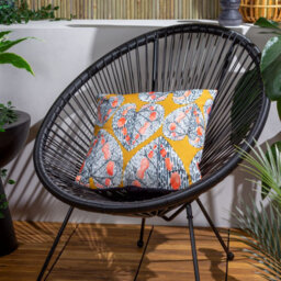 Wylder Tropics Ebon Wilds Mahari Uv & Water Resistant Outdoor Polyester Filled Cushion - thumbnail 4