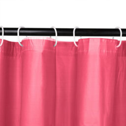 Neel Blue Bright Pink Shower Curtain With 12 Hooks, Mould & Mildew Resistant - 72X72 Inch - thumbnail 3