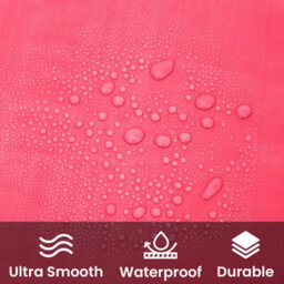 Neel Blue Bright Pink Shower Curtain With 12 Hooks, Mould & Mildew Resistant - 72X72 Inch - thumbnail 4