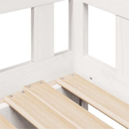 Walplus Daybed With Trundle And Drawers Without Mattress White 90X190 Cm Single - thumbnail 9