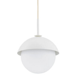 Luminosa Lighting Luminosa Cappello Globe Pendant Ceiling Light Opal Matt, Cream White - thumbnail 3