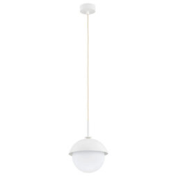 Luminosa Lighting Luminosa Cappello Globe Pendant Ceiling Light Opal Matt, Cream White - thumbnail 2