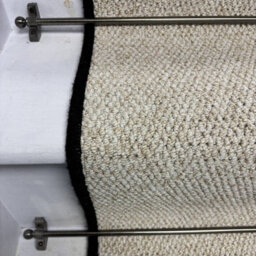RainbowHome Keswick Cream Stair Runner With 100% Pure Wool Edge 55 700 - thumbnail 3