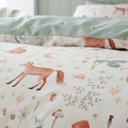 Catherine Lansfield Enchanted Twilight Natural Duvet Cover Set Single Bedding Set - thumbnail 5