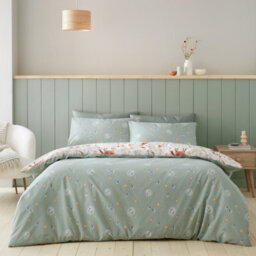 Catherine Lansfield Enchanted Twilight Natural Duvet Cover Set Single Bedding Set - thumbnail 2