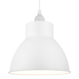 GoodHome Fulgo White Round Lamp Shade (D)20.8Cm - thumbnail 3