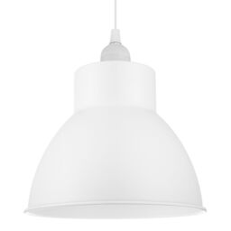 GoodHome Fulgo White Round Lamp Shade (D)20.8Cm - thumbnail 4