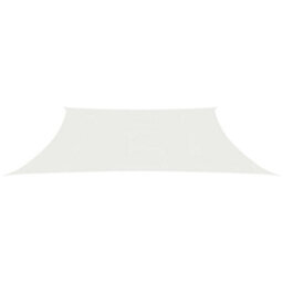 Berkfield Sunshade Sail 160 G/m2 White 4/5X4 M Hdpe - thumbnail 2