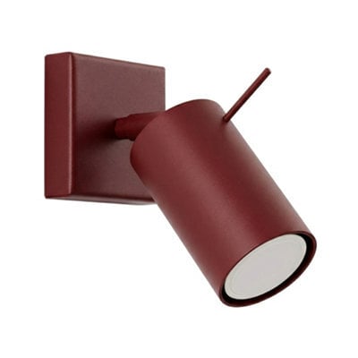 Sollux Lighting Ring Steel Burgundy 1 Lights Modern Wall Lamps - image 1