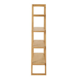 The Furniture Market Marbury Oak A-Shape Open Display Bookcase - thumbnail 7