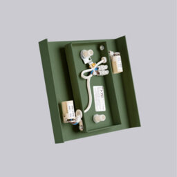 Sollux Lighting Vanta Steel Olive Green 2 Lights Minimalist Wall Lamps - thumbnail 7