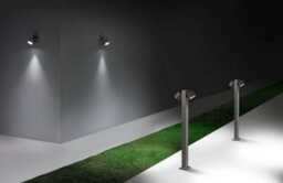Luminosa Lighting Luminosa Cubus Led 2 Light Outdoor Bollard Light Urban Grey Ip65 - thumbnail 3