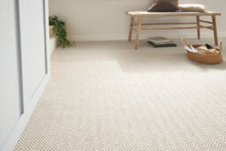 Herringbone Luxury Wool Blend Carpet By Remland (Chalk, 2M X 4M) - thumbnail 2