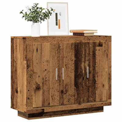 Berkfield Sideboard Old Wood 92X35X75 Cm Engineered Wood - image 1