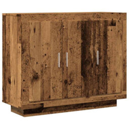 Berkfield Sideboard Old Wood 92X35X75 Cm Engineered Wood - thumbnail 2