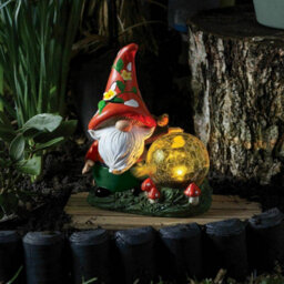 Marco Paul Solar Powered Woodland Wizard Led Light Up Garden Ornament - thumbnail 5