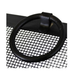 JVL Fire Guard Screen Rounded Free Standing Cairngorm Spark Coal Fireplace Guard - thumbnail 3