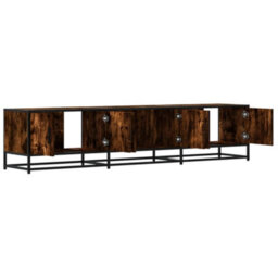 Berkfield Tv Cabinet Smoked Oak 180X35X41 Cm Engineered Wood - thumbnail 7
