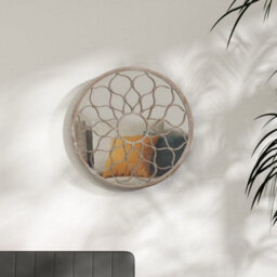 Berkfield Mirror Sand 60X3 Cm Iron Round For Indoor Use