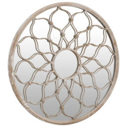Berkfield Mirror Sand 60X3 Cm Iron Round For Indoor Use - thumbnail 3