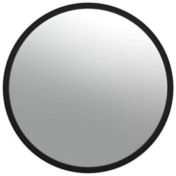 Berkfield Durable Indoor Convex Traffic Mirror Black Diameter 40 Cm Acrylic