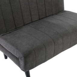 More4Homes Harper 2 Seater Folding Clic Clac Fabric Sofa Bed In Charcoal - thumbnail 6