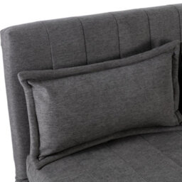 More4Homes Harper 2 Seater Folding Clic Clac Fabric Sofa Bed In Charcoal - thumbnail 7