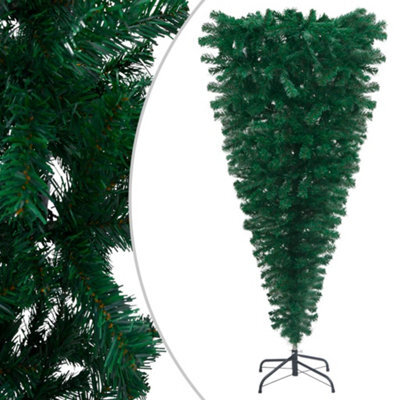 Berkfield Upside-Down Artificial Christmas Tree With Stand Green 210 Cm - image 1