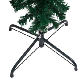 Berkfield Upside-Down Artificial Christmas Tree With Stand Green 210 Cm - thumbnail 4
