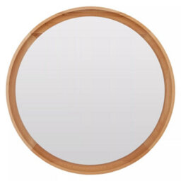 Orsina Mid Century Round Wall Mirror, Stylish Design Hallway Mirror For Livingroom, Elegant Modern Wall Mirror - thumbnail 1
