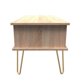 Dallas 1 Drawer Coffee Table In Bardolino Oak (Ready Assembled) - thumbnail 2