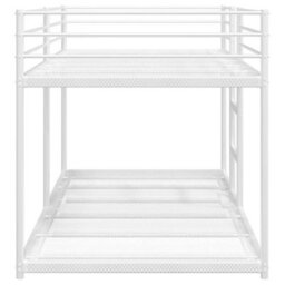 Berkfield Bunk Bed Without Mattress White 107X203 Cm Steel - thumbnail 6