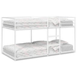 Berkfield Bunk Bed Without Mattress White 107X203 Cm Steel - thumbnail 2