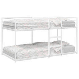 Berkfield Bunk Bed Without Mattress White 107X203 Cm Steel