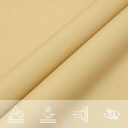 Berkfield Sun Shade Sail Sand 6X3 M 100% Polyester Oxford - thumbnail 8