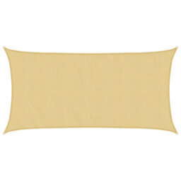 Berkfield Sun Shade Sail Sand 6X3 M 100% Polyester Oxford - thumbnail 2