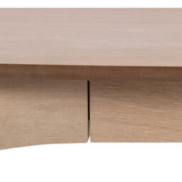 Wyld Haus Milan Oak Veneer Desk With Drawer, White Pigmented Top And Solid Oak Base - thumbnail 7