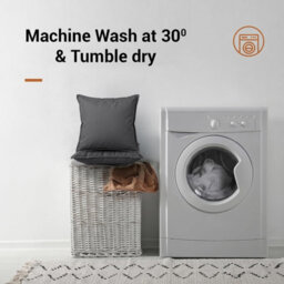 istyle mode 2 Pack Of Indoor & Outdoor Cushion, Waterproof, 45X45Cm (Dark Grey) - thumbnail 7