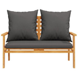 Berkfield 4 Piece Garden Lounge Set With Cushions Solid Wood Acacia - thumbnail 8